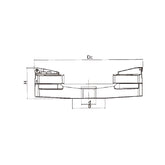 Bridge Rough Boring Head BR200300-40R~(BR600700-60R) - Makotools Industrial Supply Tools for Metal Cutting